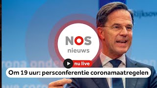 Kijk live naar persconferentie Rutte en Kuipers [upl. by Sicnarf]