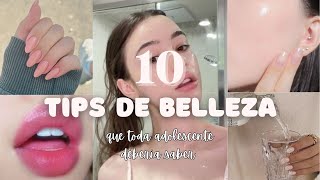 10 TIPS de BELLEZA que toda ADOLESCENTE debería conocer de inmediato 🌷  Moonie [upl. by Corabella]