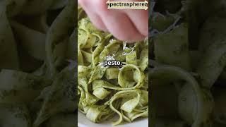 Quick amp Easy Zucchini Noodles with Pesto Recipeshorts [upl. by Aelam]