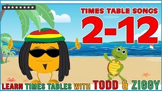 Times Table Songs 2  12 Learn Multiplication with Todd amp Ziggy The Fun Way [upl. by Kary]