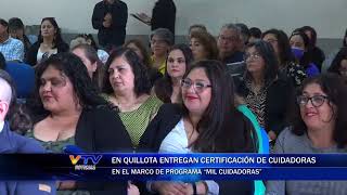 En Quillota entregan certificación de cuidadoras en el marco de programa “Mil Cuidadoras” [upl. by Nwahsram]