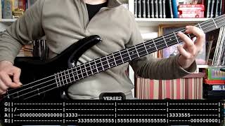 JUDAS PRIEST  Breaking the law bass cover w Tabs full HD [upl. by Philina]