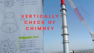 How to check Chimney Vertically with Laser light machine  How to check Chimney verticality [upl. by Retlaw]