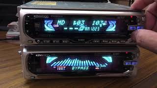 1999年 KENWOOD M707 D707 MDのタグ表示 [upl. by Ahsiei]