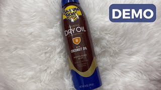 Banana Boat Tanning Dry Oil Clear Spray Sunscreen SPF 8 REVIEW [upl. by Einial]