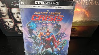 Crisis On Infinite Earths Part Three 4K Ultra HD Bluray SteelBook Unboxing [upl. by Rianna]