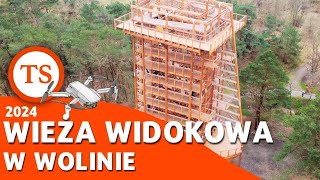 Wolin Wieża Widokowa  Widok  Ujęcia z Drona 2024 [upl. by Caton]