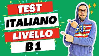 Italiano B1 cittadinanza Test imparare italiano Learn italian livello B1 [upl. by Neitsirhc]