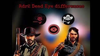 Low Vs High Honor Dead Eye Difference Red Dead Redemption 2 [upl. by Snej]