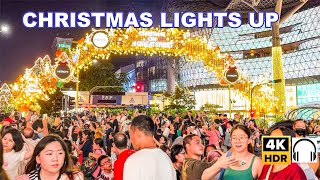 Orchard Road Christmas Lights Up 2024  Singapore Iconic Christmas Street Tour 🇸🇬🎄🎅 [upl. by Phaidra]