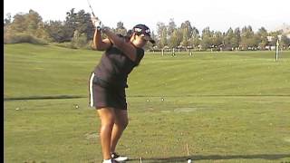 Lizette Salas golf swing lpga tour player [upl. by Elana]