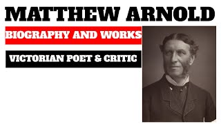 Matthew Arnold biography and works [upl. by Horick]