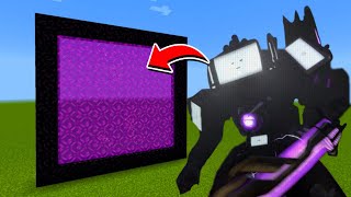 How to Make A Portal To The Titan Tv Man Upgraded Dimension in Minecraft [upl. by Nivanod191]