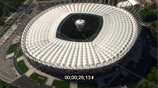 Warschauer Nationalstadion im Stadtteil Praga am Weichselufer [upl. by Sarid]