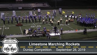 LCHS Marching Rockets – The Open Road  September 27 2019  Dunlap Field Competition [upl. by Anora149]