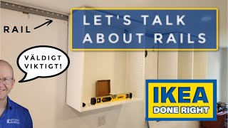 Mastering Suspension Rail Installation for Ikea Kitchens [upl. by Yrro151]