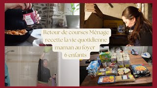 Weekly vlog retour de courses menage recette vie quotidienne [upl. by Harlan532]