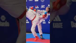 2024 Venice  Action of LEGITTIMO LUDOVICA ITALY during semifinal of JUNIOR KUMITE FEMALE 48 KG [upl. by Mandle]