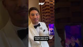 Tony Labrusca Phone Raid  PEP GMAGala2024 shorts [upl. by Ella]