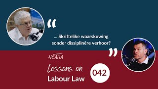 Lessons On Labour Law  Episode 042 [upl. by Suirtimed428]