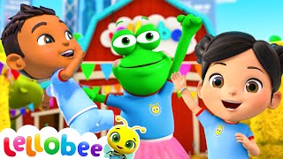 Summer Time Football  🍯 Lellobee Kids Songs amp Cartoons Sing and Dance [upl. by Barayon]