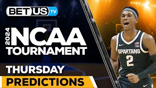 College Basketball Picks Today March 21st  2024 NCAA Tournament First Round Picks and Predictions [upl. by Rice183]