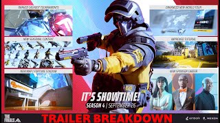 THE FINALS Season 4 looks INSANE Trailer breakdown Contracts New Map Weapons etc [upl. by Cod]