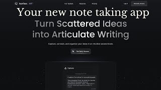 Is this the best new note taking app  kortex first impression [upl. by Brasca]