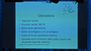 19  Lesión Medular Utilidad de la oxicodona DRA Dalia Raijman [upl. by Vivie]