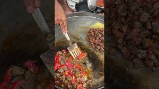 Road Side Small Dhaba Tawa Kaleji  Khyber Bazar Tawa Kaleji  Peshawar Kaleji Fry foodpakistan [upl. by Nitsruk]