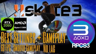 SKATE 3 RPCS3 Best Settings 2024  How to Play SKATE 3 On PC  60FPS  SMOOTH GAMEPLAY  NO LAG [upl. by Rhines]