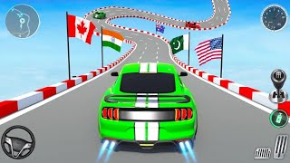 Muscle Car Stunts Racing 2024  Mega Ramp Car Stunts Racing Ramp Simulator Android Gameplay [upl. by Kaazi246]