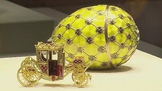 Fabergé eggs on show in St Petersburg  le mag [upl. by Garcia]