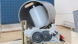 Ball Mill with parts from a Printer 3 approcahes [upl. by Annecorinne]