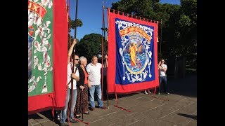 Durham Minerss Gala 2017 Lambton amp Houghton Banners [upl. by Jamill25]