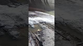 Dam Spillway ogee damged due to high pressure of water [upl. by Binetta931]