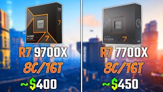 AMD RYZEN 7 9700X vs RYZEN 7 7700X  Test in 6 Games [upl. by Iak952]