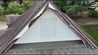 Roof Inspection Using Drone Video South Louisiana [upl. by Dinesh454]