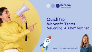 Microsoft Teams  Neue Funktion Chat löschen  QuickTip [upl. by Lundberg]