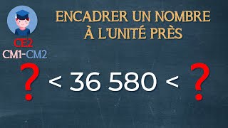 Encadrer un nombre à lunité près  CE2 CM1 CM2  Petits Savants [upl. by Etty]