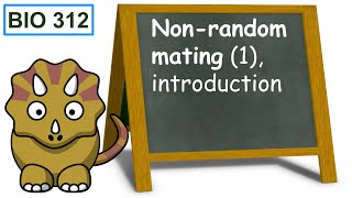 BIO202 Effect of nonrandom mating on genotype frequencies [upl. by Eoin]