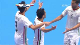 Iran v Russia  FIFA Futsal World Cup 2016  Match Highlights [upl. by Gerkman]