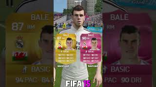 GARETH BALE best vs worst card in EVERY FIFA 1023⚽shorts fifa eafc24 fifa23 bale [upl. by Sacksen]