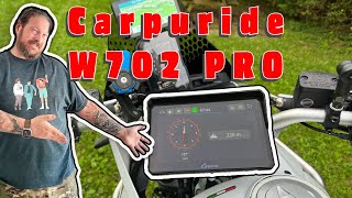 CARPURIDE W702 PRO VS GARMIN ZUMO XT CON DESERT X  UNBOXING INSTALLAZIONE E TEST [upl. by Merv]