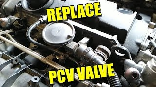 How to Replace PCV Valve on Audi TT Mk2 VW Golf [upl. by Owen]