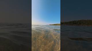 The Clearest Water I have ever experienced  Lake Superior  shorts travel michigan gobucks [upl. by Butterfield]