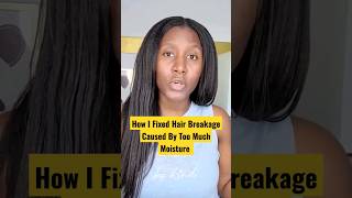 4 WAYS I STOPPED HAIR BREAKAGE IN ONE DAY shorts haircare relaxedhair [upl. by Hepsoj]