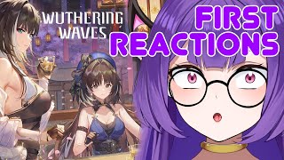 VTuber FIRST time playing WUTHERING WAVES [upl. by Richy]