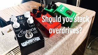 Worship Guitar Sound  Should you stack Overdrive Pedals Yesyou should [upl. by Adimra762]