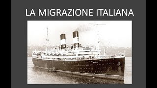 MIGRAZIONE ITALIANA [upl. by Ubald]